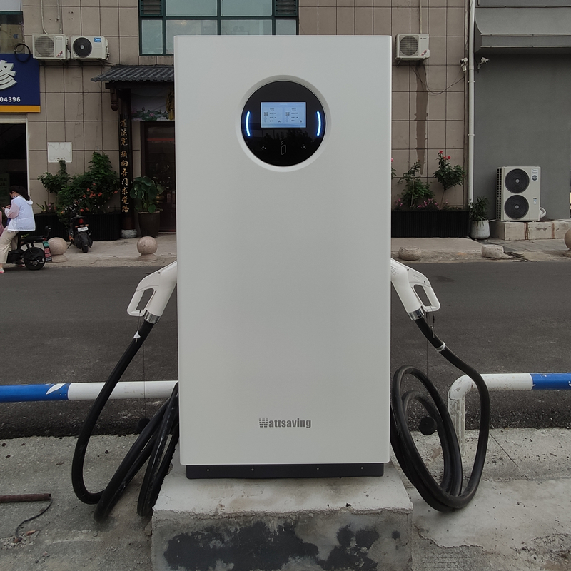 Wattsaving运营版新能源电动汽车直流快充充电桩20/22/40/60KW9孔-图2