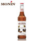 MONIN roasted chestnut flavored syrup glass bottle