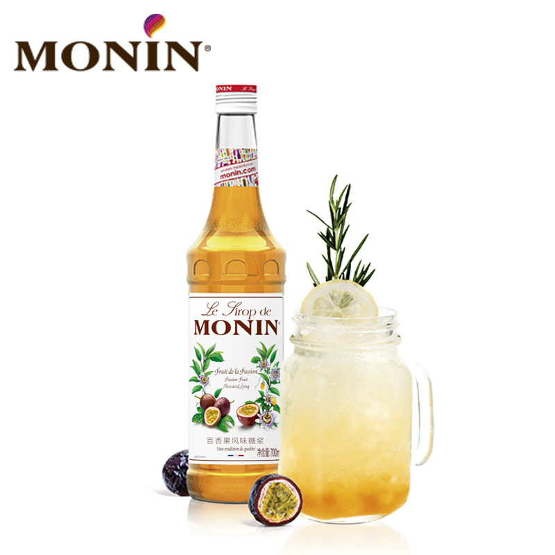 莫林monin百香果风味糖浆玻璃瓶装图片_4