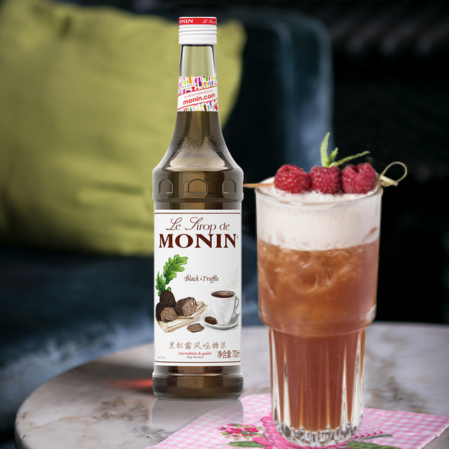 Monin black truffle flavored syrup 700ml