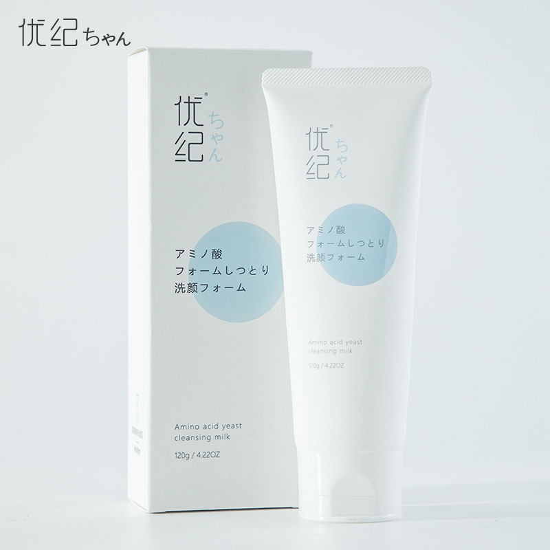 优纪女氨基酸酵母深度清洁洗面奶 优纪洁面