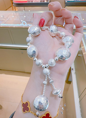 手工纯银手链 兴亚福珠宝 纯手工制作