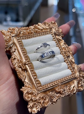 s925纯银男女情侣对戒小众设计感高级轻奢生日礼物送男女朋友