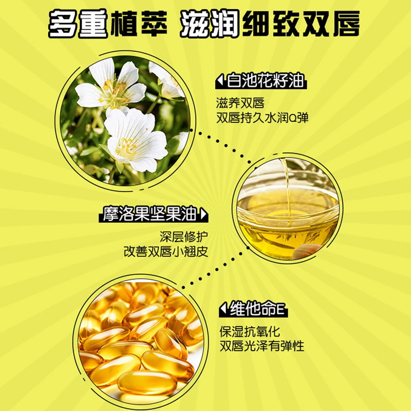曼秀雷敦果香润唇膏补水保湿滋润防干裂柠檬草莓梨子香蕉海盐椰子 - 图1