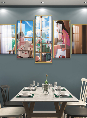 日本壁画动漫新海诚房间装饰画