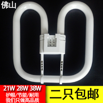 Foshan 2D butterfly tube 21W28W38W Foshan lighting 2D butterfly tube 4-pin ceiling lamp tube PL-2D