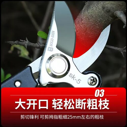 日本爆款原装进口修枝剪园艺剪树枝专用花木剪刀果树修剪神器优选 - 图3