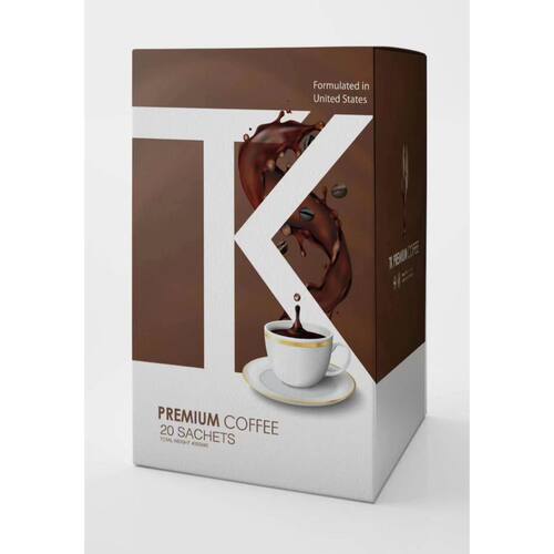 代购 马来西亚直邮LKS/MOFA/V-SHOU升级TK COFFE女生宝20g*20包 - 图2