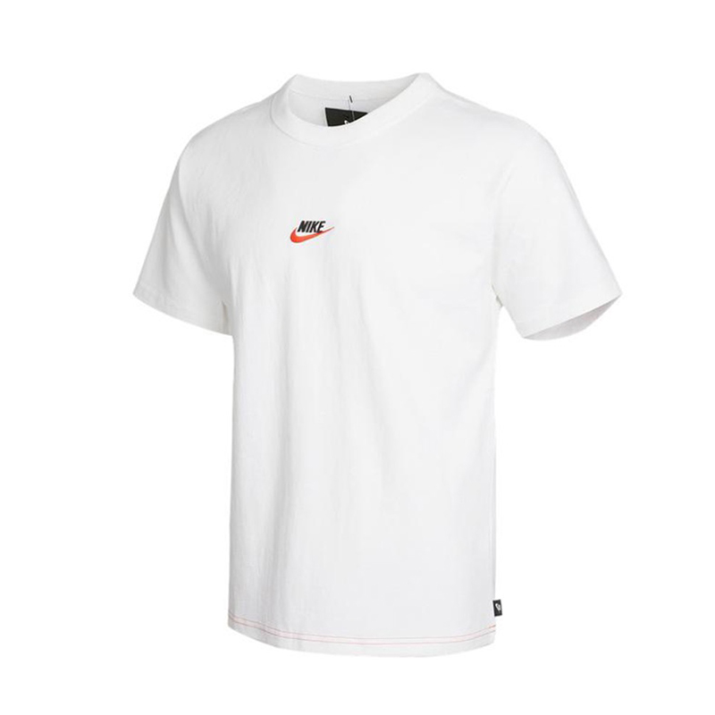 烽火 NIKE 50 NSW小LOGO网红款小勾极简短袖T恤 CT2587-010-图3