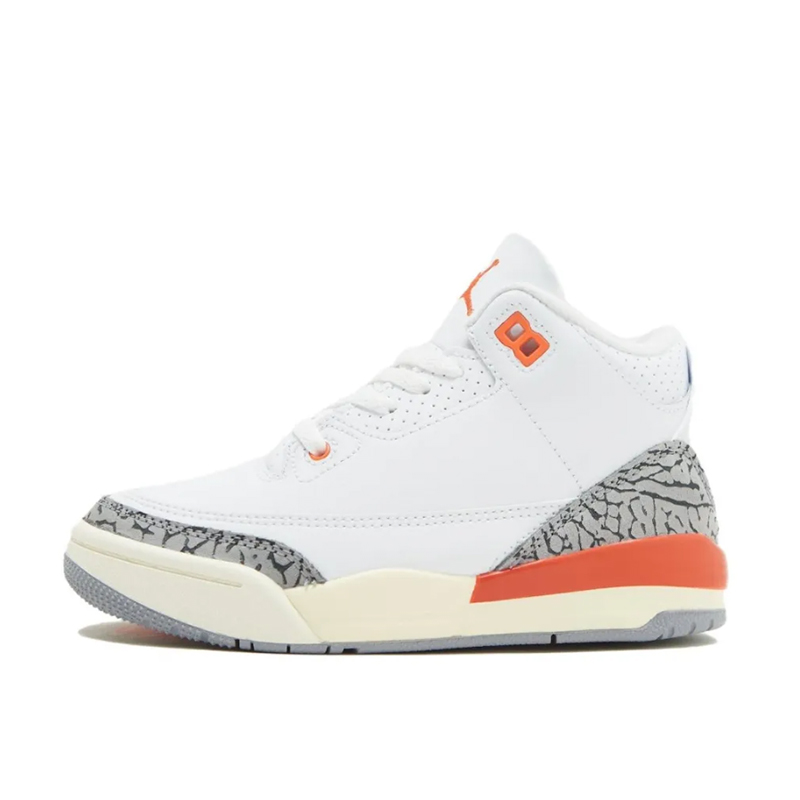 烽火 Air Jordan 3 AJ3 WMNS 白红灰 中帮复古篮球鞋 CK9246-121 - 图3