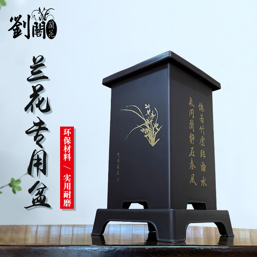 兰花苗兰科花卉通用营养土 透气花盆 石斛兰蝴蝶兰植物营养液肥料 - 图2