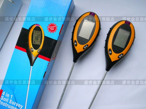 ЖК -дисплей обнаружение почвы и анализ тестера термометра почвы.