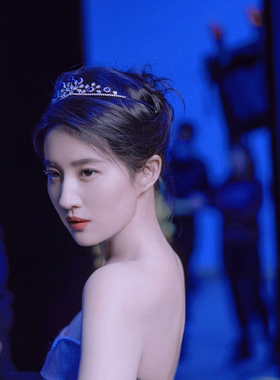 简约精美水钻欧美风仙气皇冠头饰