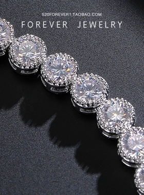 微镶锆石结婚纱晚宴欧美风手链