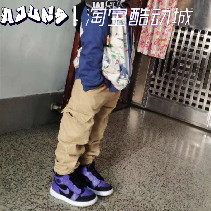 JORDAN  1 AJ1 男女童儿童跑步学步运动鞋 AT4612-500 AR6351 - 图2