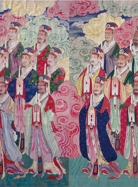 水陆画画像二十八星宿画像用品挂轴挂画卷轴挂画