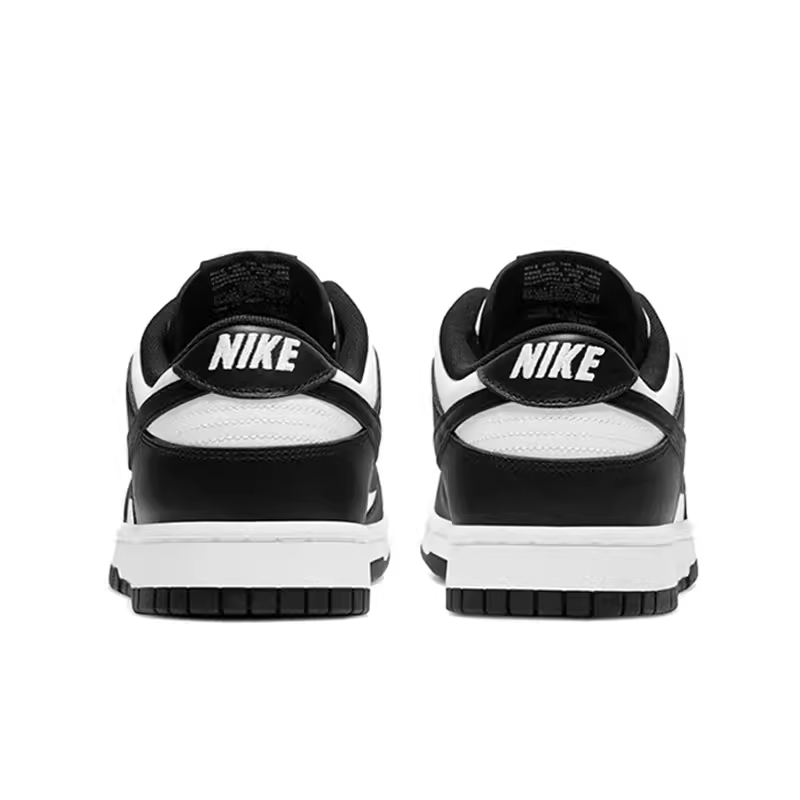 啵波体育 Nike Dunk low 黑白熊猫 防滑耐磨 低帮板鞋 DD1391-100