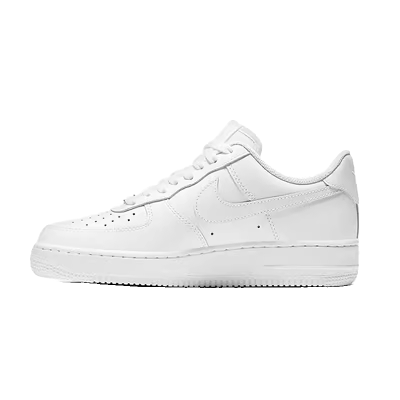 啵波体育 Nike Air Force 1 Low AF1纯白低帮休闲板鞋 DD8959-100-图3