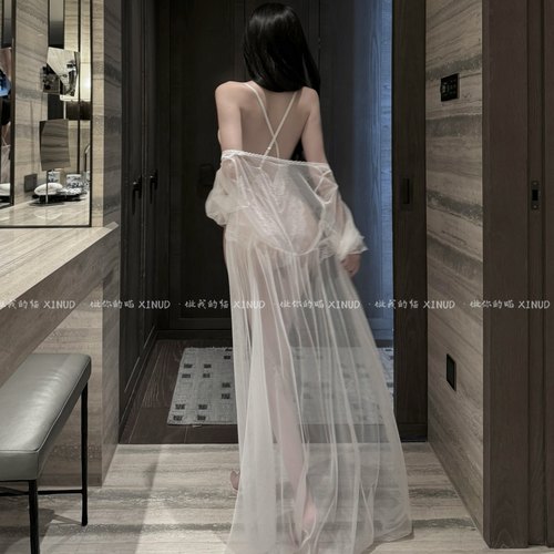 做你的猫：娇香小姨*性感蕾丝花边气质仙气睡衣高级感纯欲风睡裙 - 图3