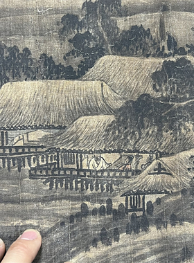五代画家董源北苑山水图长卷