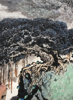 关山月九十年代第一春