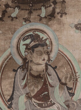 榆林窟文殊普贤经变图高清复制