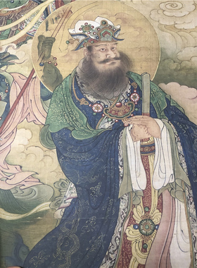 明 王勤 天龙八部罗义女众仙 微喷复制佛像工笔画临摹学习装饰画