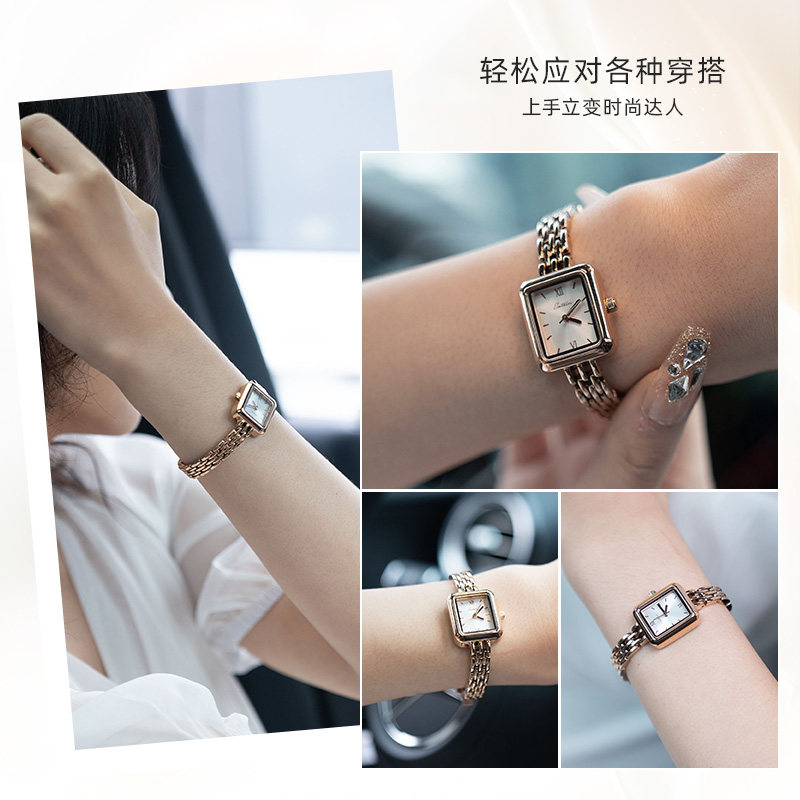 圣缇斯sotoiru简约方形韩系小方表 sotoiru国产腕表