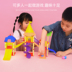 Qing cho trẻ em và bé gái đồ chơi lợn đặt bé an toàn không độc hại chơi đồ chơi nhà sinh nhật bé gái - Đồ chơi gia đình xe do choi Đồ chơi gia đình