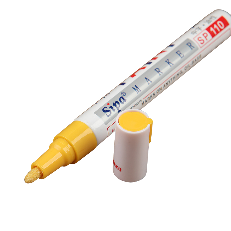 paint pen SP-110 white paint pen direct tire Scratch repair pen Oil Paints