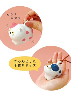 福猫土铃日DECOLE粗陶制福虎幸运