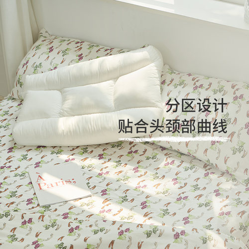 Nest Designs儿童枕头婴儿透气宝宝幼儿园软枕成人枕套枕芯套装 - 图1