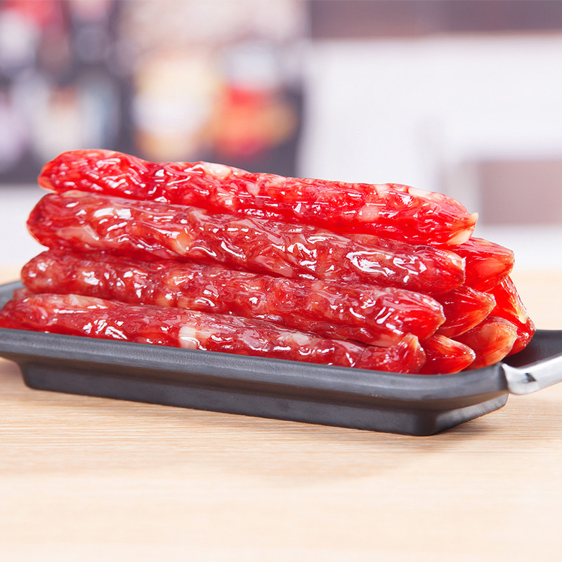 广州酒家秋之风万福腊肠400g袋装六分瘦广式香肠广东特产腊味年货 - 图2