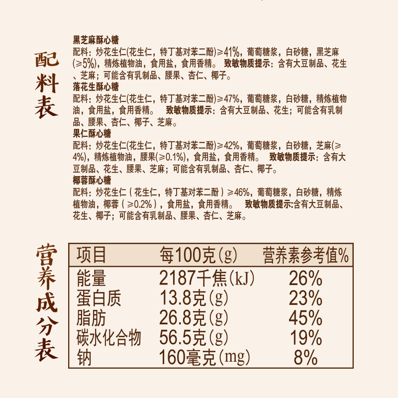 徐福记酥心糖桶装600g礼盒混合口味酥糖果结婚庆喜糖年货批发团购 - 图3