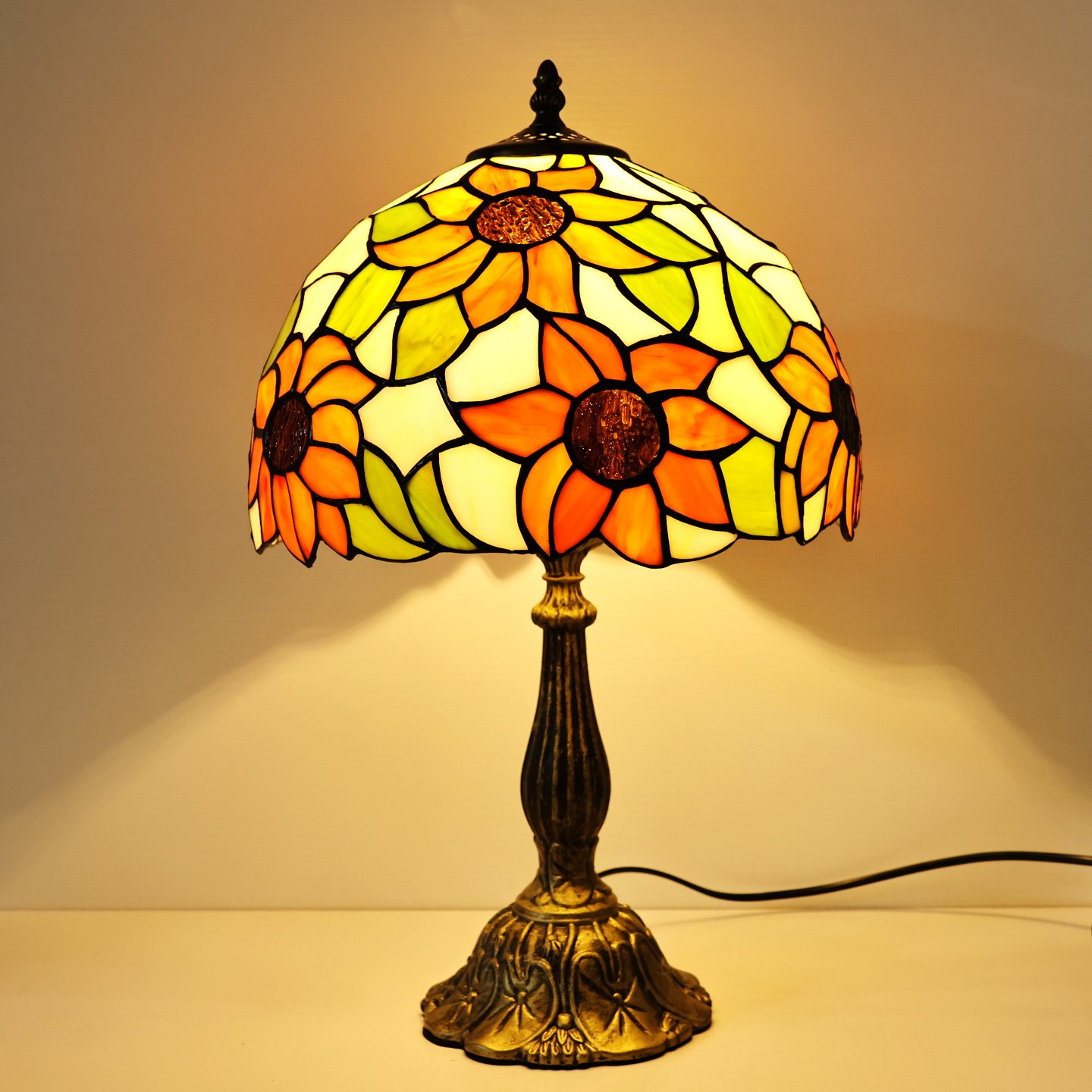 插电轻奢中古风台灯触摸调光遥控拉绳声控智能语音结婚卧室床头灯