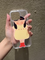 Wooden house Meow Original Heart Matter Little Girl Cute Imd Transparent Softshell Macroporous Cell Phone Shell