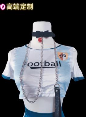 SADO高端定制蝴蝶结项圈女m刻字铃铛项链女颈带颈链情调女颈带