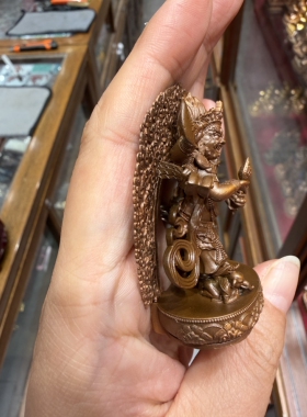 六臂白怙主/白六臂/玛哈嘎拉/大黑天/白玛哈嘎拉/白怙主/6cm佛像