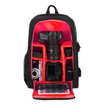 Jinnuolang SLR camera bag shoulder outdoor photography bag multi-function digital backpack
