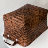 Корзина для хранения, полиуретановая корзина для белья, игра с едой, игрушка, плетеная коробка для хранения, в американском стиле