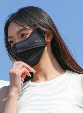 冰丝时尚夏季女防紫外线口罩
