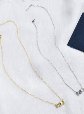 穗爵钛钢钛钢水波链女