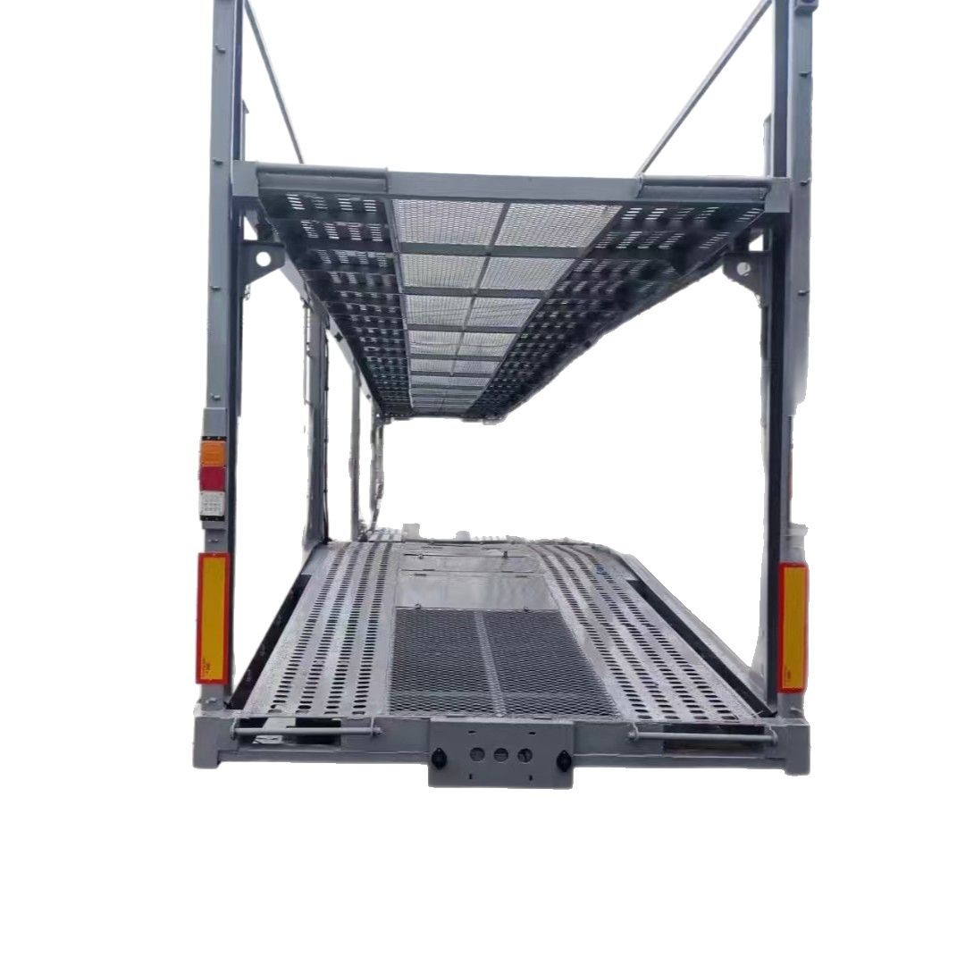 两桥笼车车辆运输轿运挂车 13.75米出口欧洲五国8位轿运车 - 图3