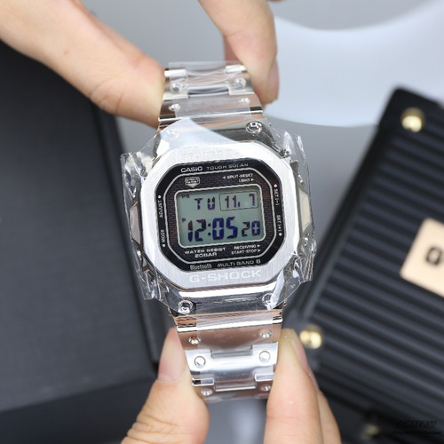 CASIO卡西欧金属电波蓝牙旋盖方块GMW-B5000GD-1 GMW-B5000GD-9 - 图1