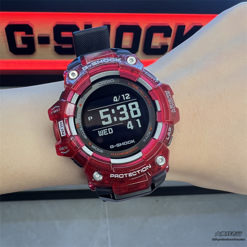 卡西欧G-SHOCK运动计步防水蓝牙男女手表GBD-100-1A/2A GBD-100SM - 图2