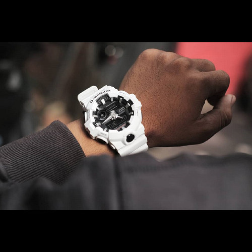 CASIO大盘防水休闲电子手表G-SHOCK GA-700-1A/2A/4A/7A/710GB - 图0