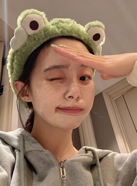 网红大眼芝麻街魔术贴发箍
