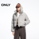 ONLY Warm Loose Stand Collar Short Down Jacket Stand Collar