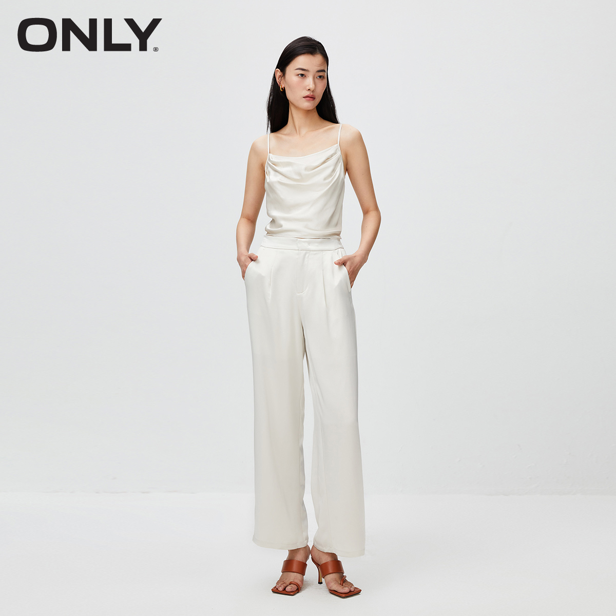 多尺码可选【ONLY】时尚简约纯色吊带