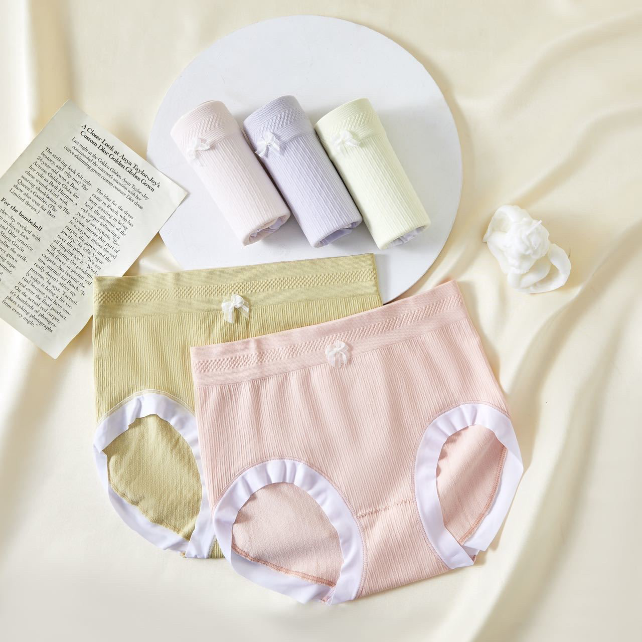 抖音同款中高腰无痕内裤女款舒适透气不闷汗高弹力大码时尚短裤,淘宝优惠券,粉丝福利购,淘宝优惠卷